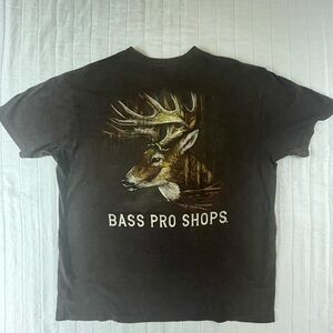 Bass Pro Shops Brown Buck Deer Graphic T-Shirt XL